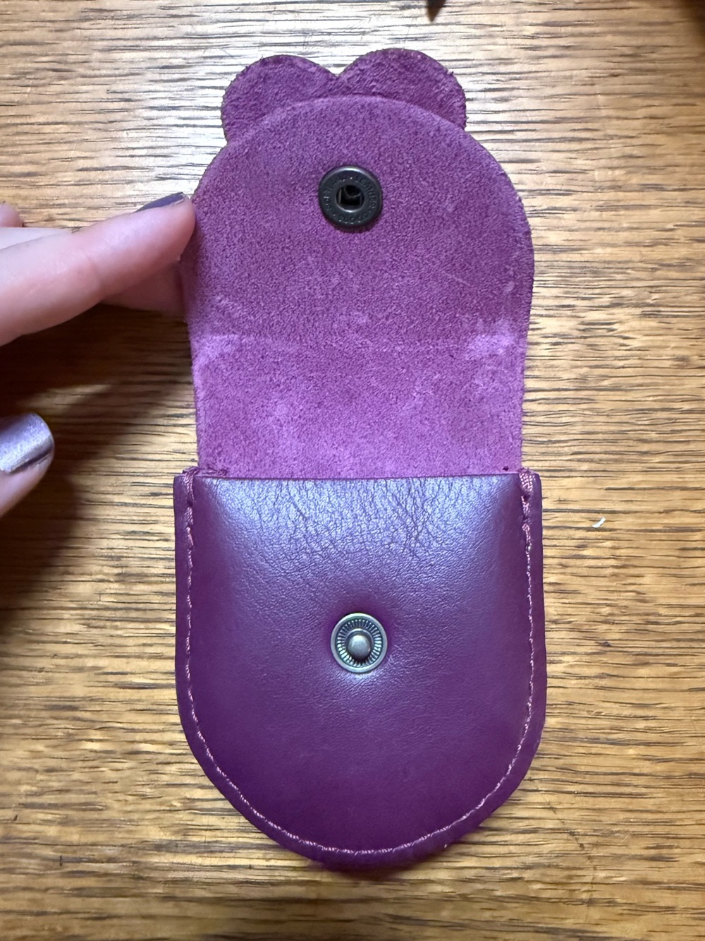 Portland Leather Goods Flower Pouch - Picture 3 of 4